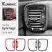 Enhance Kia Sportage Interior with Durable Carbon Fiber Air Vent Trim Review
