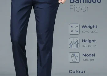 Stay Cool and Stylish with These Lightweight Bamboo Fiber Business Pants