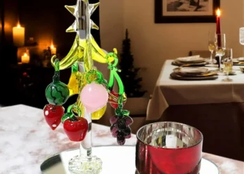 Enhance Holiday Decor with Unique Murano Glass Ornaments and Mini Fruit Charms