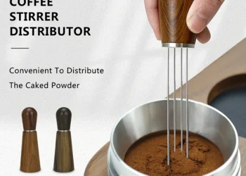 Enhance Your Espresso Shots with This Premium Needle Distributor and Stirrer Set