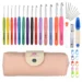 Essential Multicolor Crochet Hooks Set for Effortless Yarn Crafting and Organization